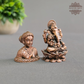 Copper Gowri and Ganesha