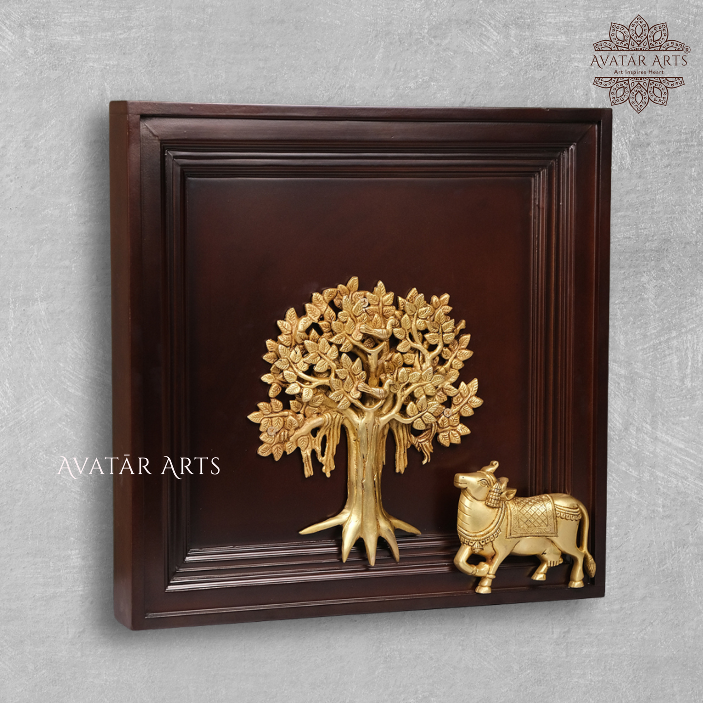 Kalpvriksha Tree of Life with Cow