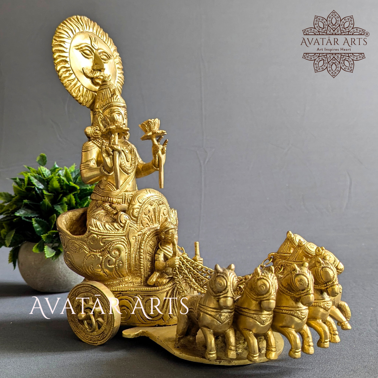 Brass Surya Rath