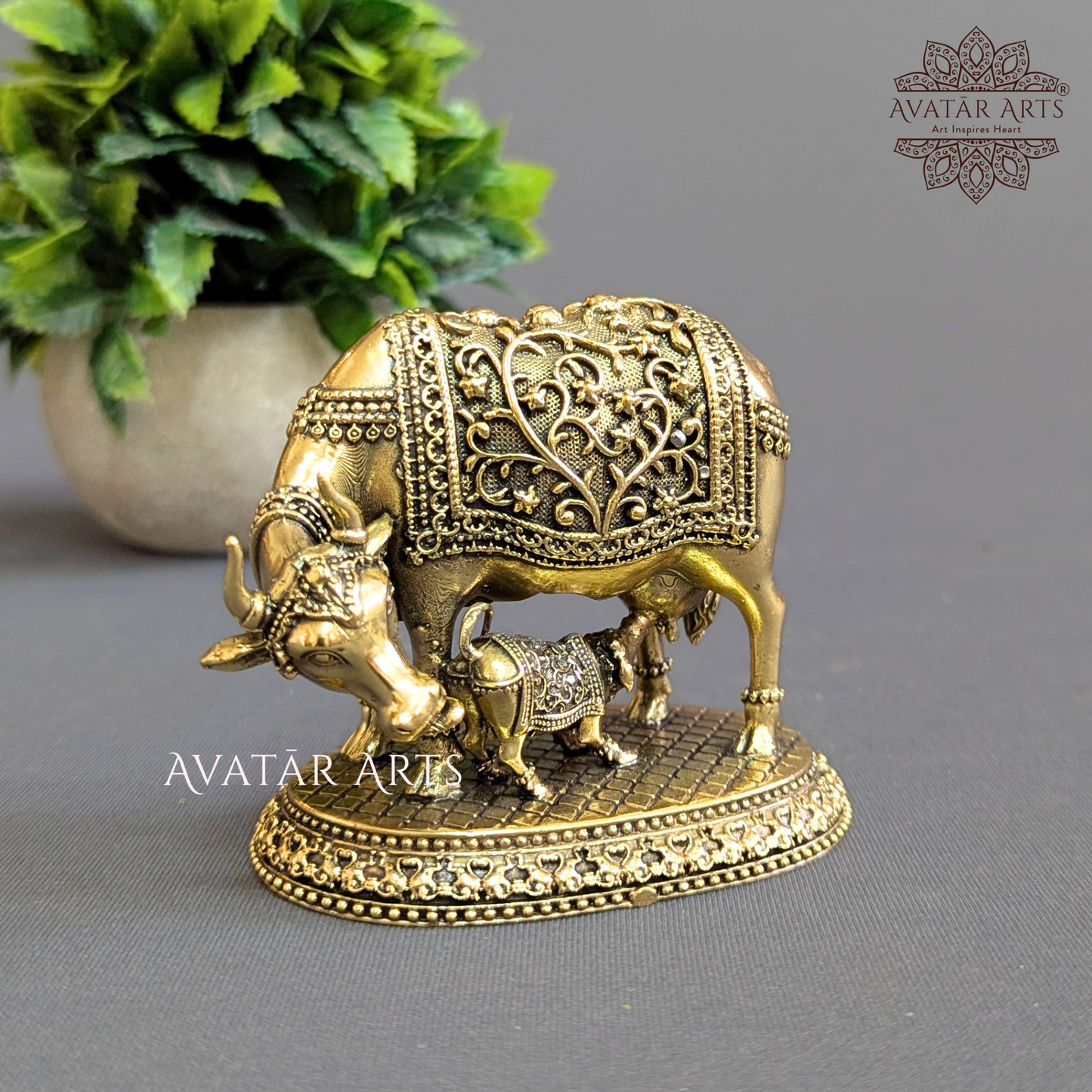 Kamdhenu Cow and Calf