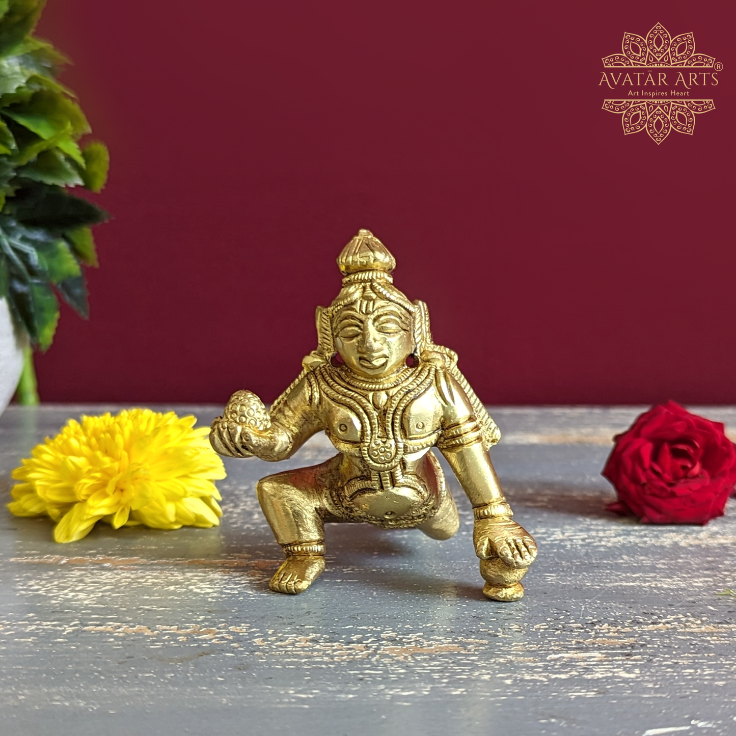 Laddoo gopal, Crawling Baby Krishna