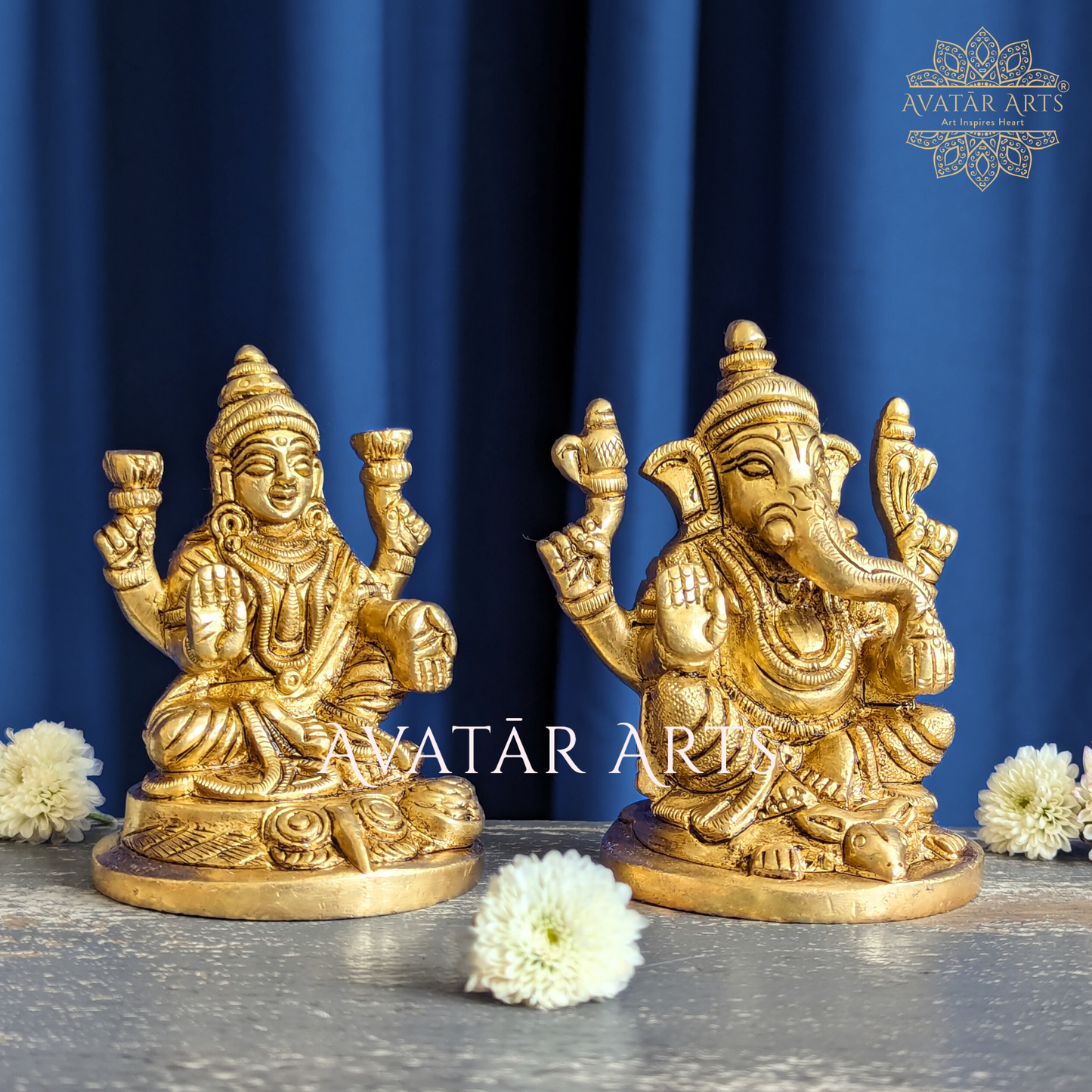 Lakshmi Ganesha statue for Daily Pooja