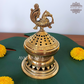 Brass Dhoopdaani/ Incence Burner with Lid