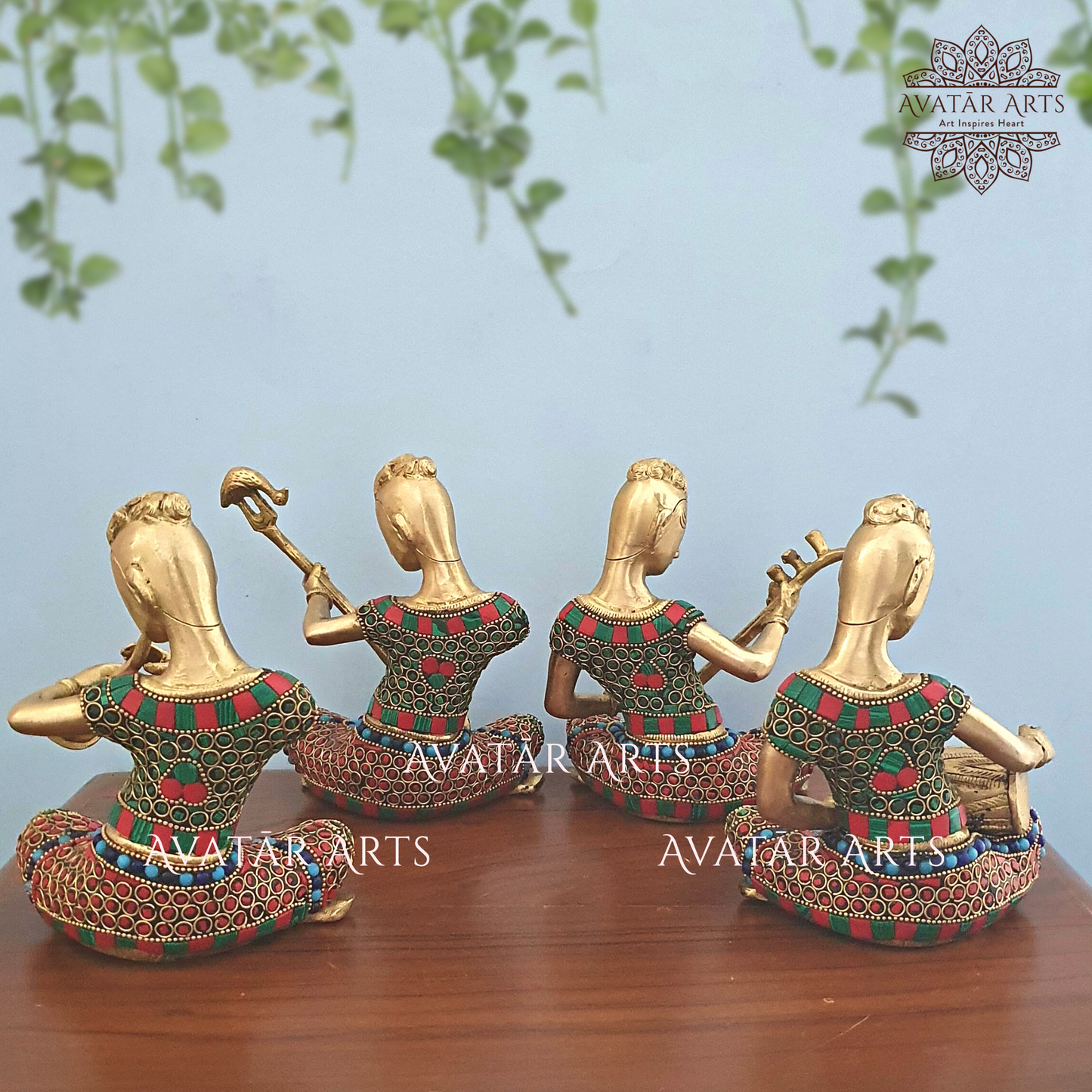 Set of 4 Musicians for Home Decor