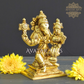 Lord Hayagreeva with Goddess Lakshmi idol for Daily Pooja