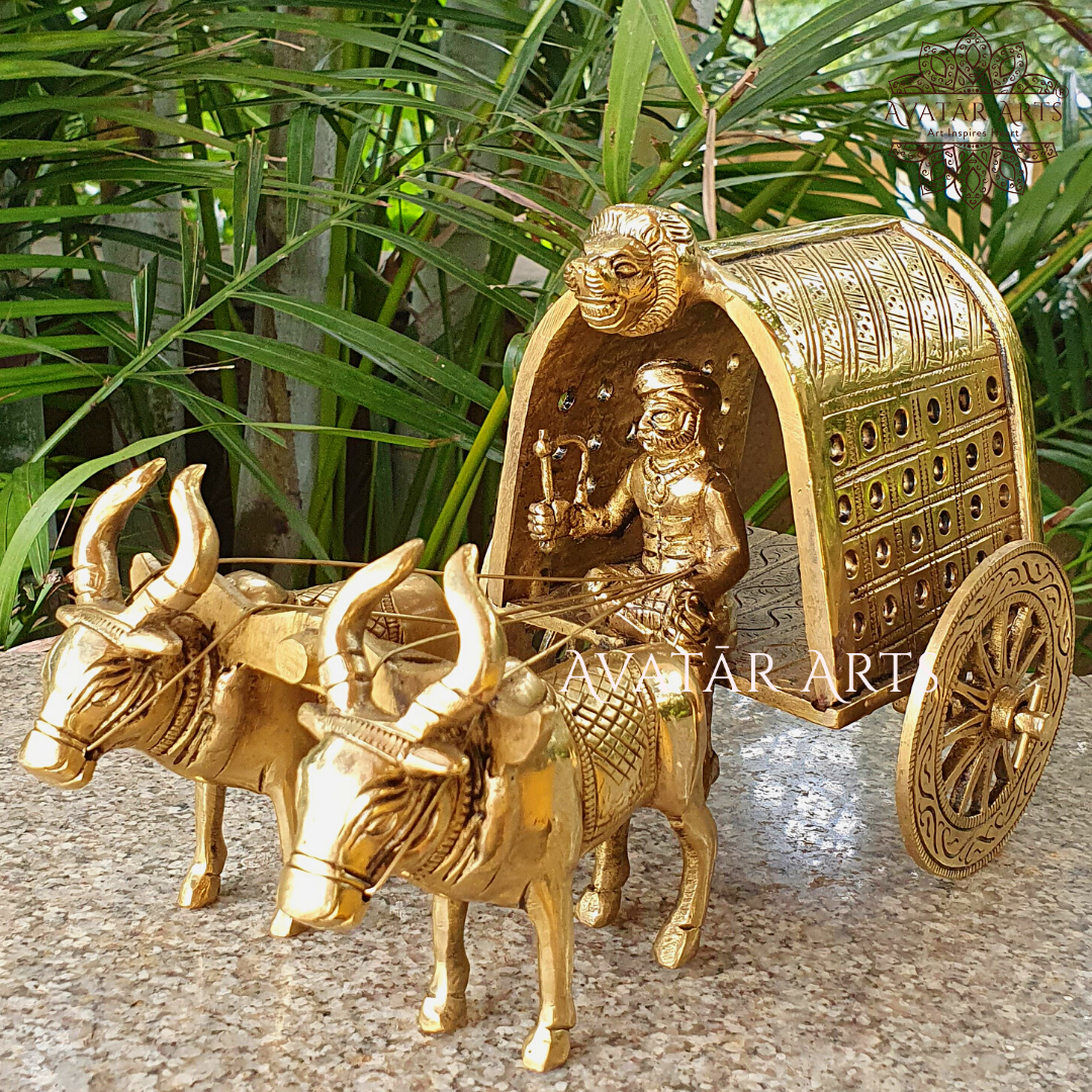 Brass Bullock Cart