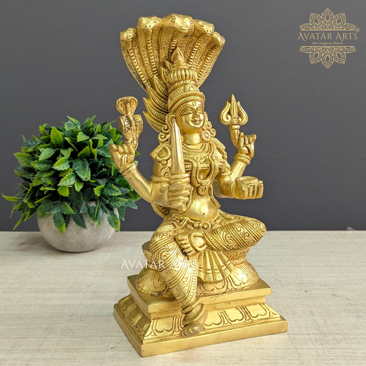Brass Goddess Mariyaman