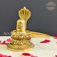 Brass Shivling with Detachable Vasuki