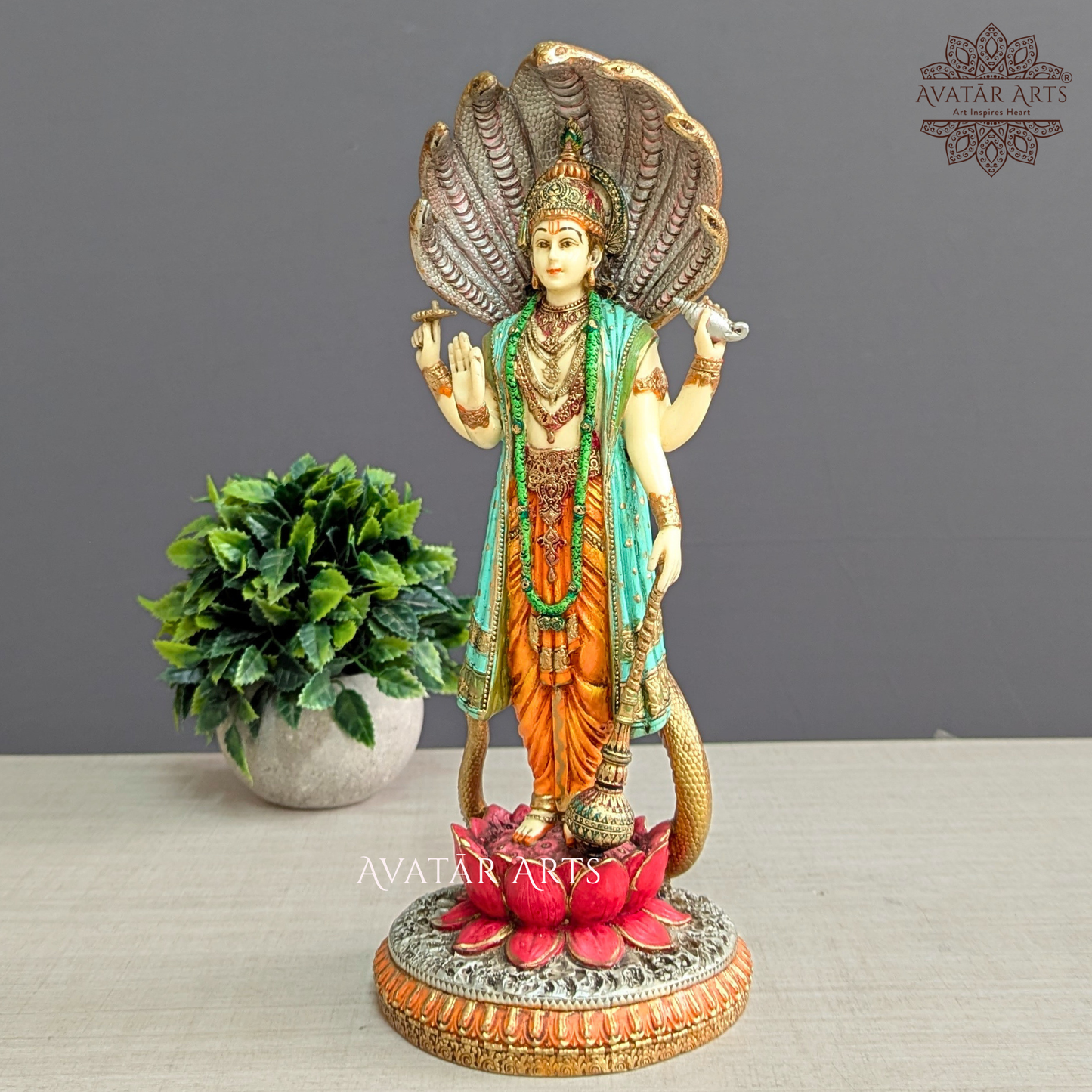 Lord Vishnu with Adishesha