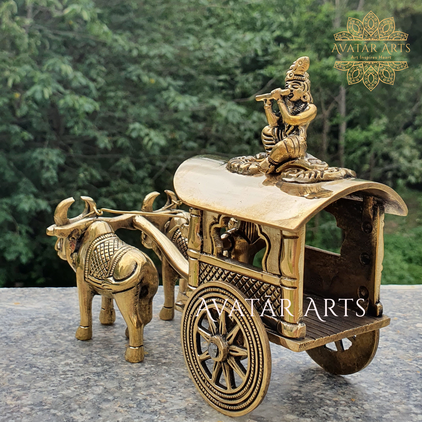 Bullock Cart Lord Krishna