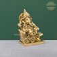 Brass Lord Ganesha Sitting on Mouse Chariot