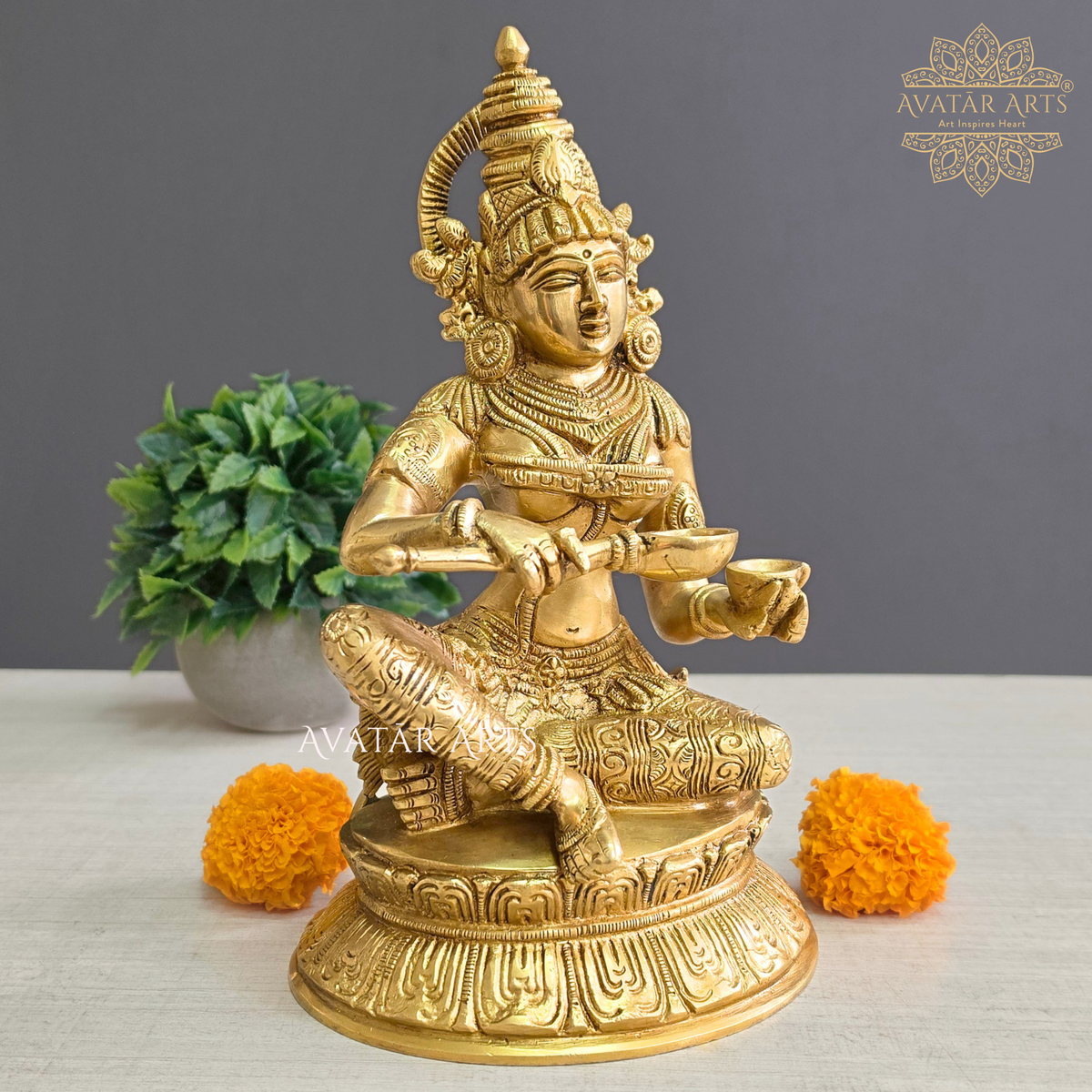 Devi Annapurna in Brass