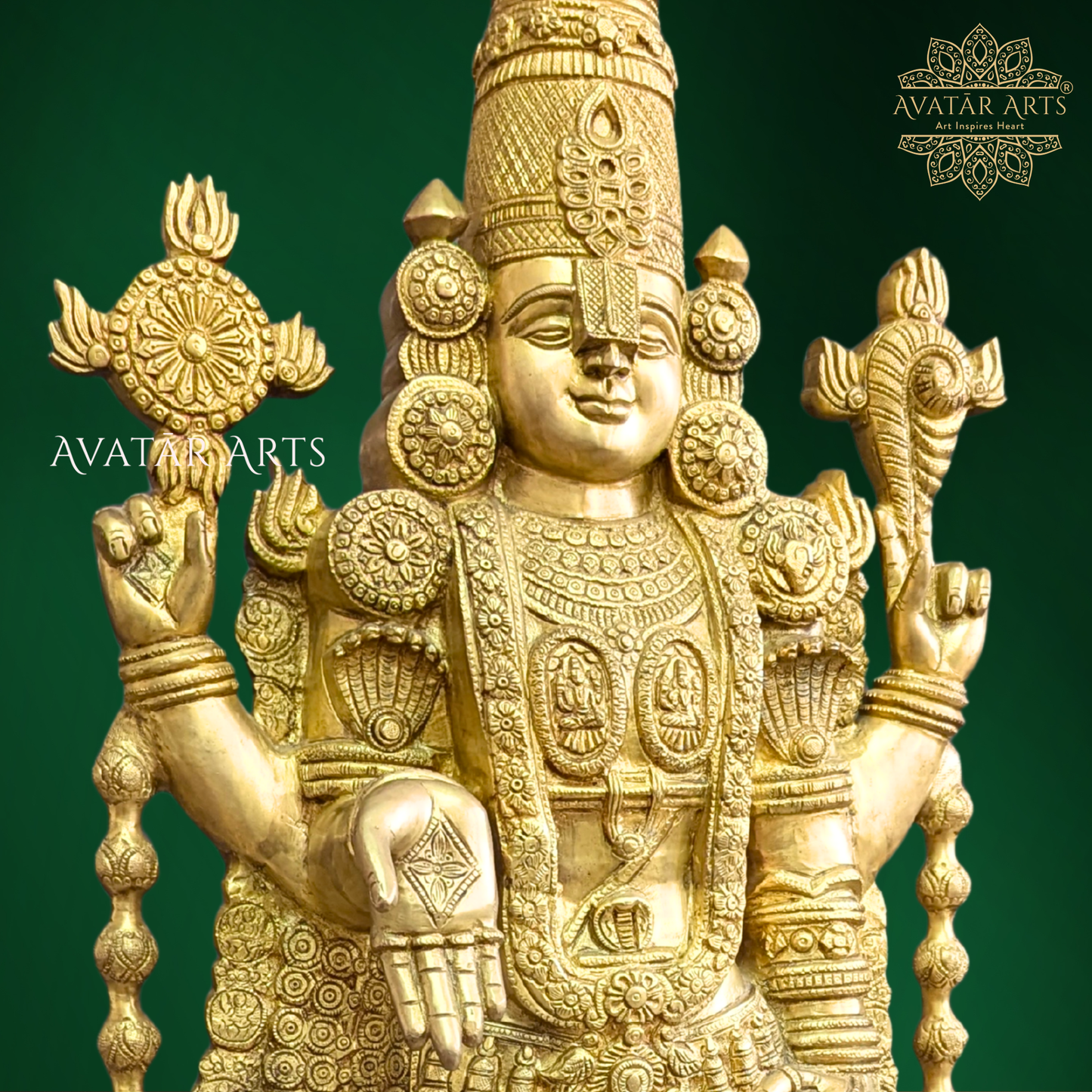 Brass Venkateshwara Swamy Balaji idol