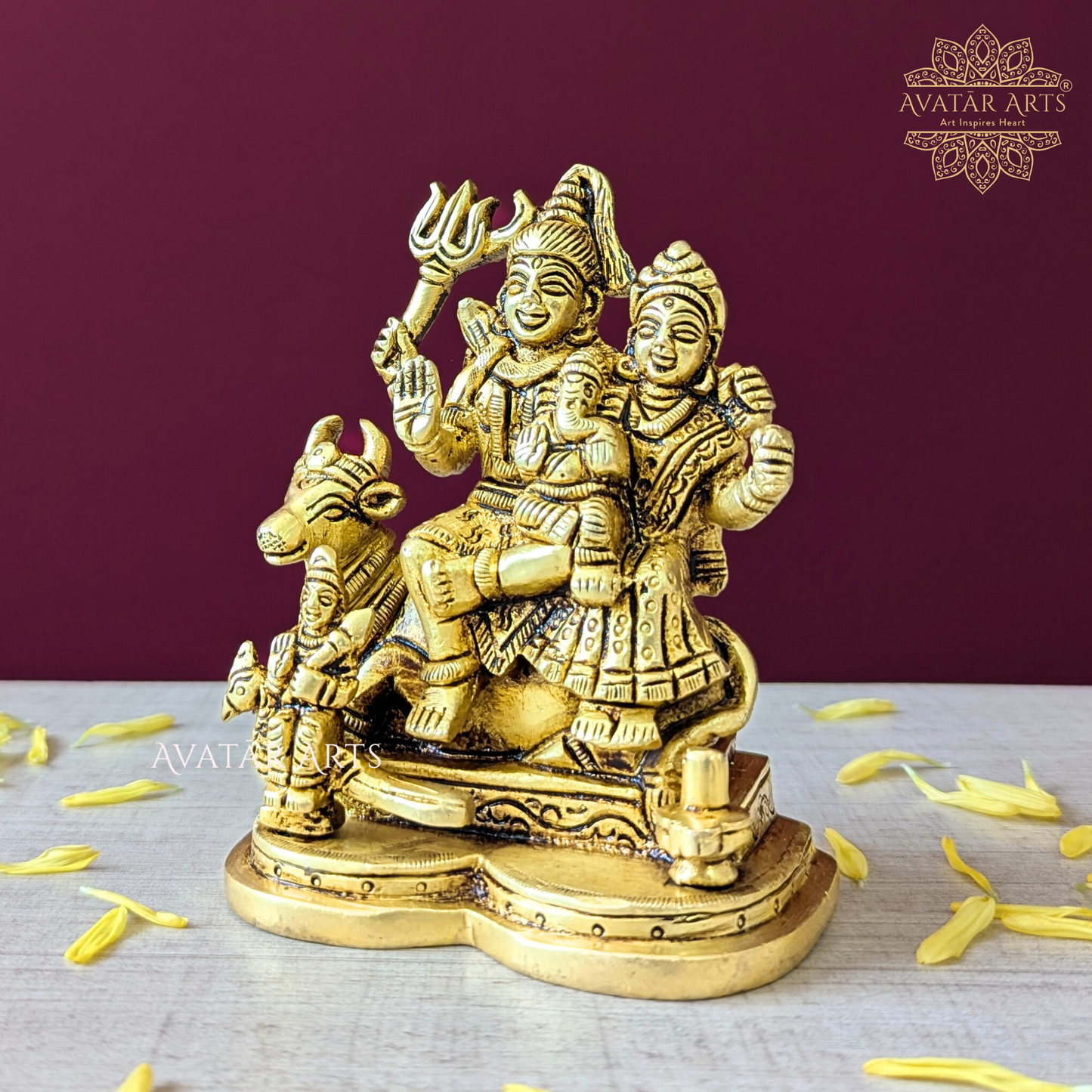 Brass Shiva Parivar