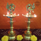 Brass Annapakshi Oil Lamp Stand