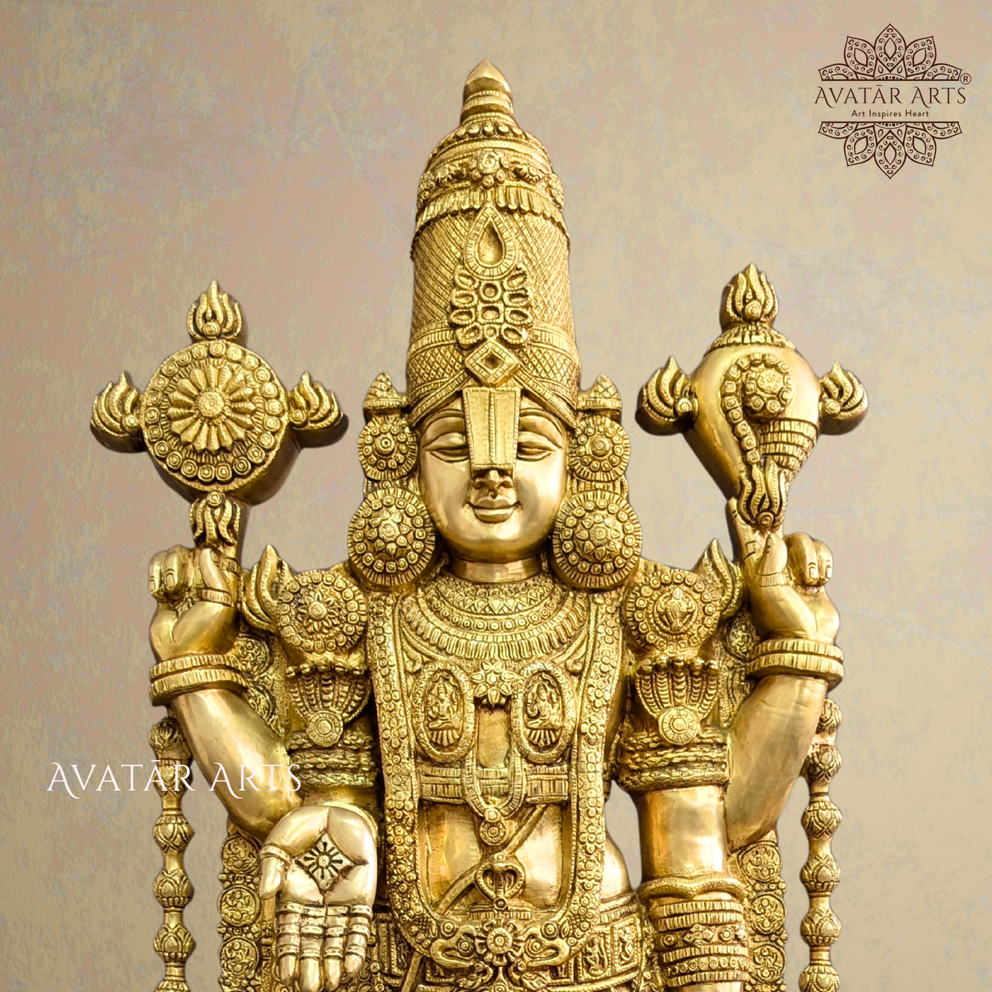 Brass Lord Balaji / Venkateshwara Swamy