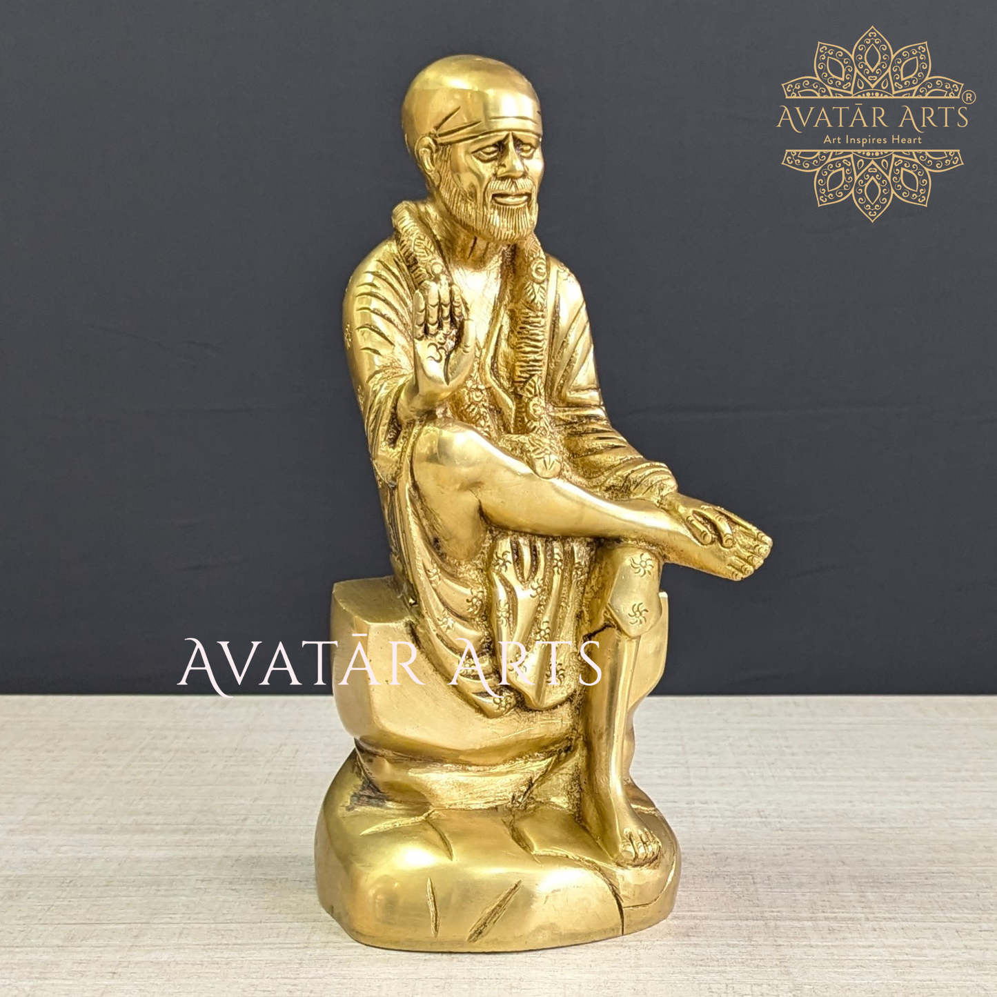 Saibaba Statue in Brass