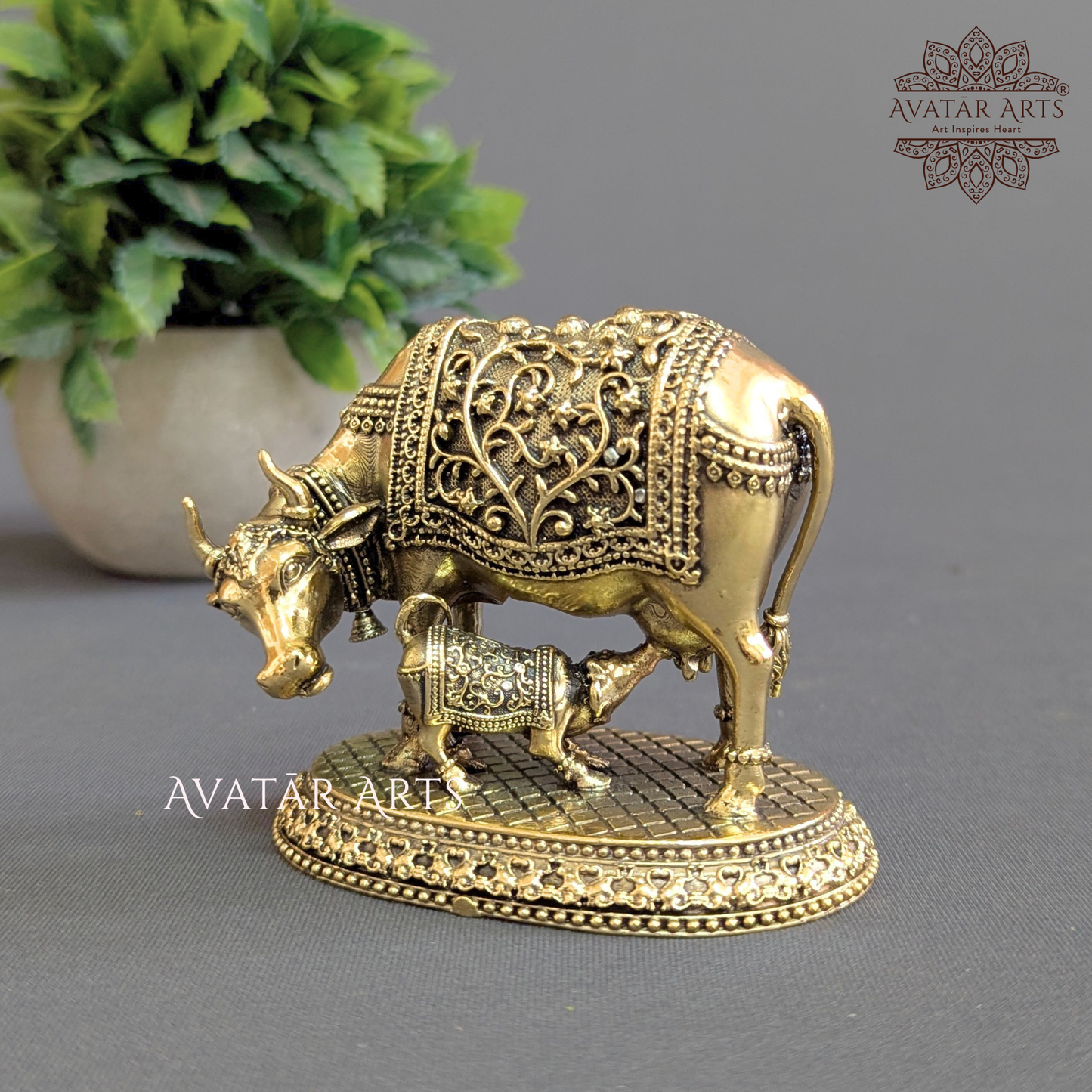 Kamdhenu Cow and Calf