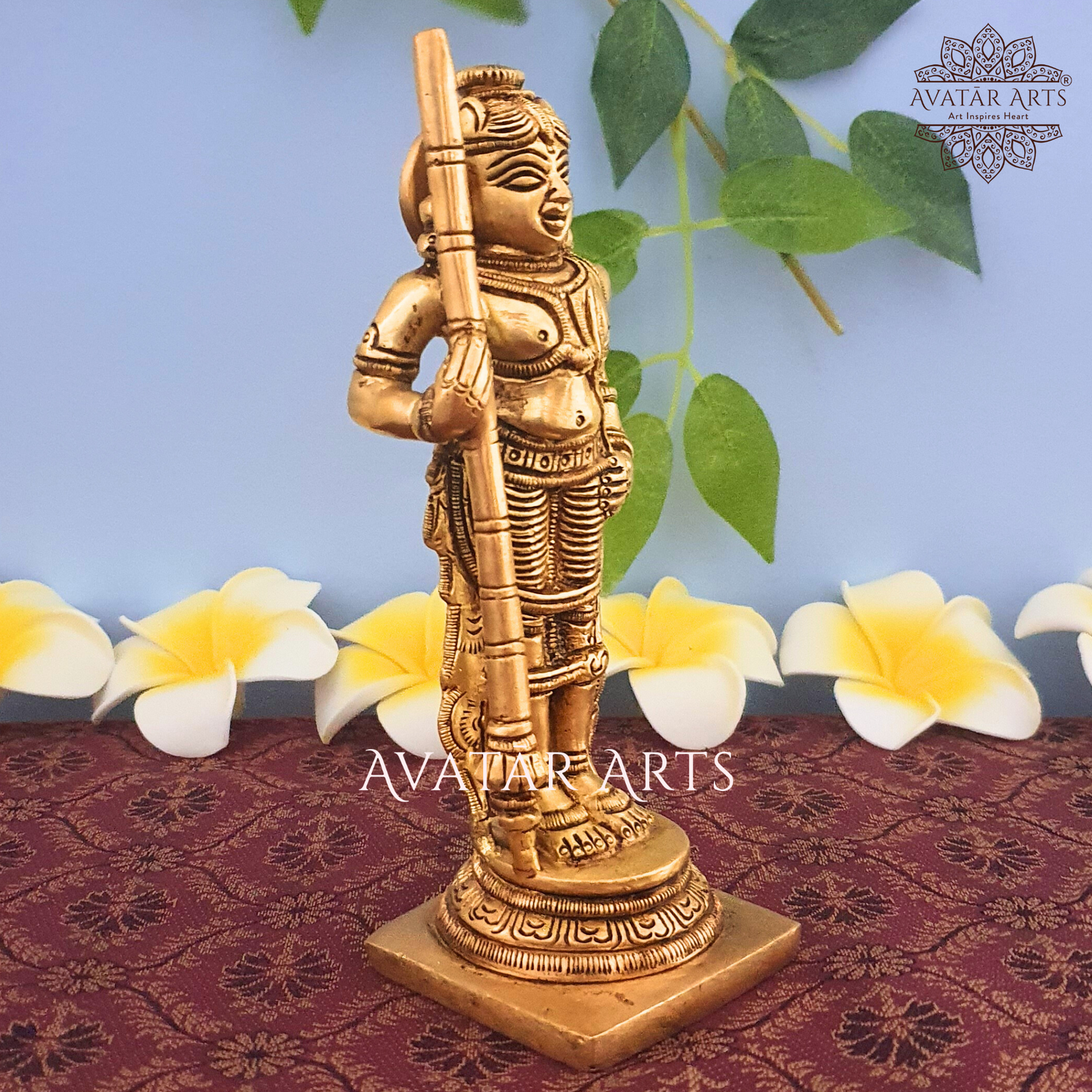 Udupi Krishna idol in Brass