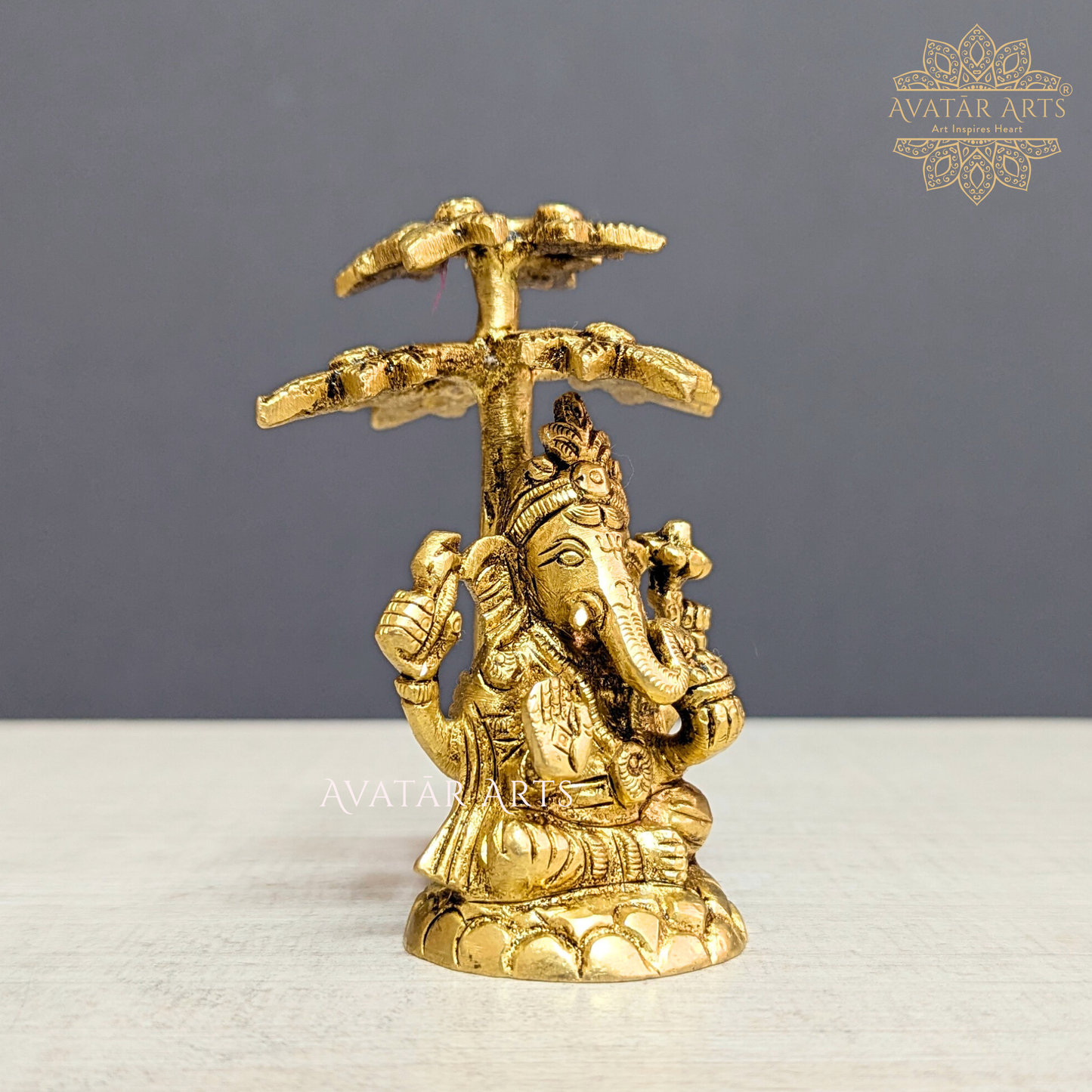 Lord Ganesha sitting Under Tree