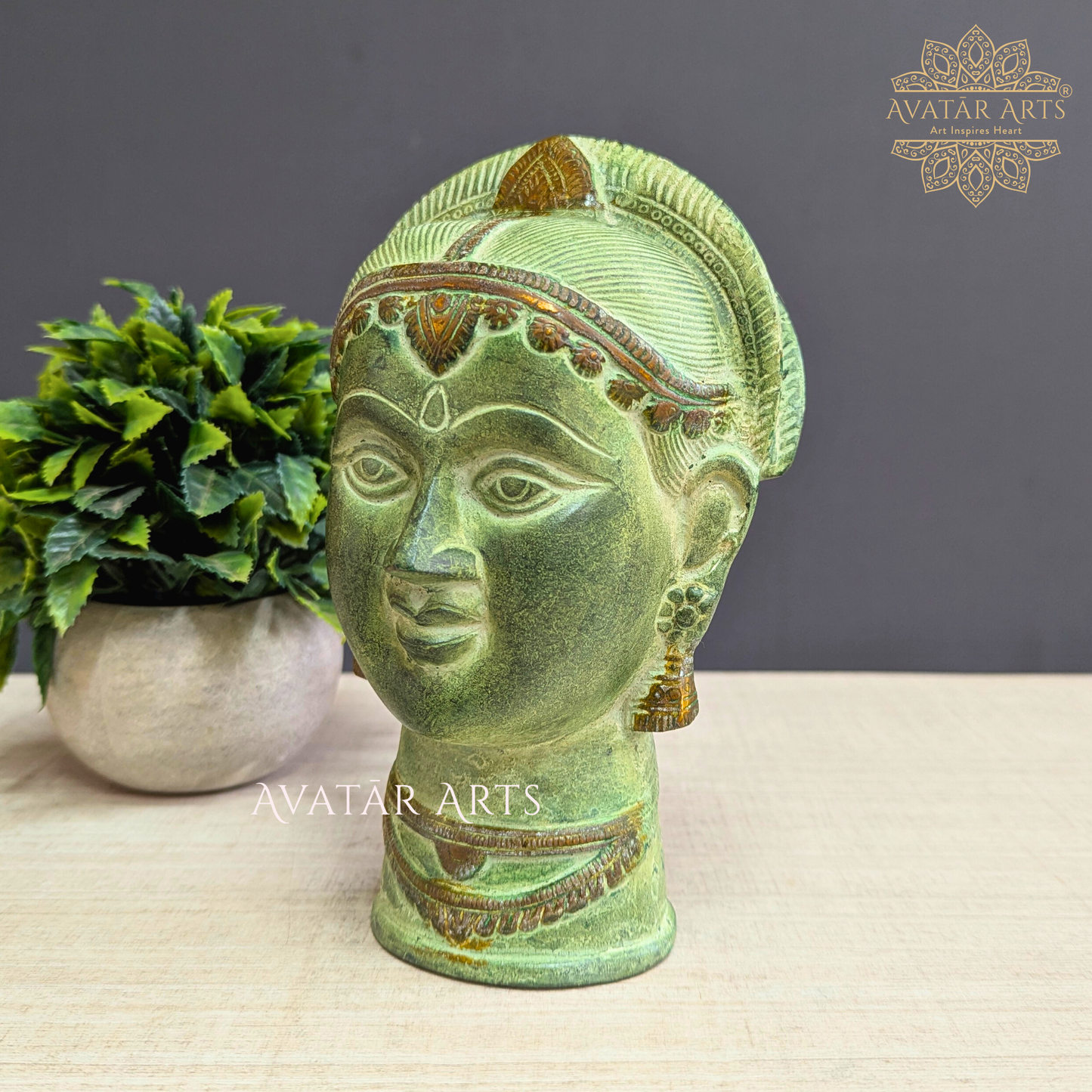 Gowri Parvati Head for Home Decor