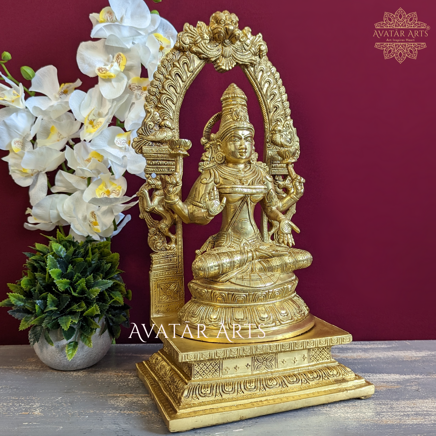 Goddess Lakshmi Idol in Bras