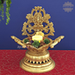 Brass Ganesh Lakshmi Oil Lamp