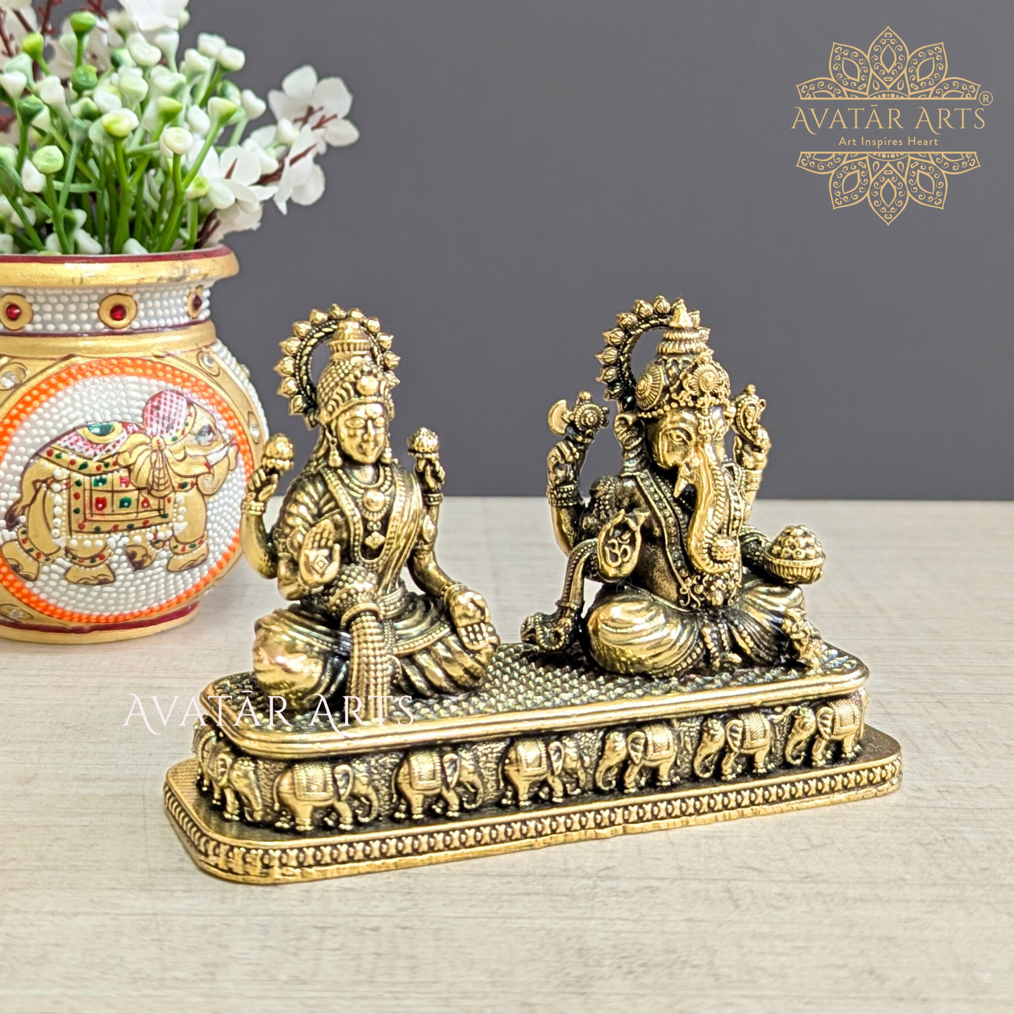 Lord Ganesha & Laxmi for Daily Pooja