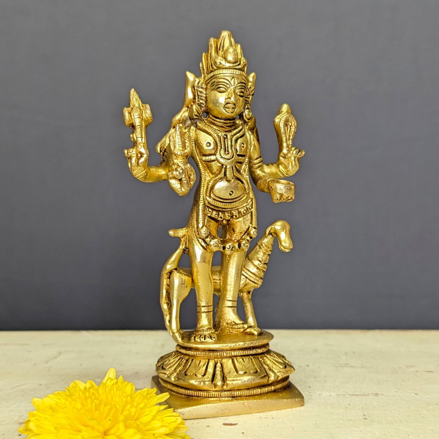Brass Kaal bhairav