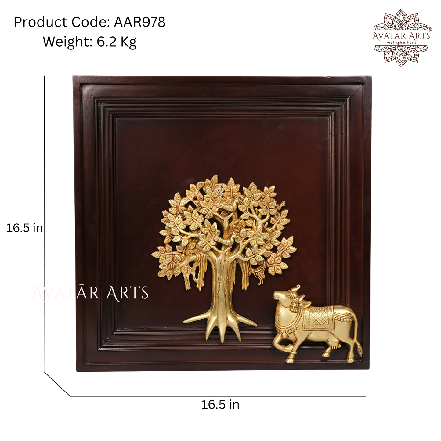 Kalpvriksha Tree of Life with Cow