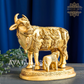 Cow and Calf  Statue in Brass