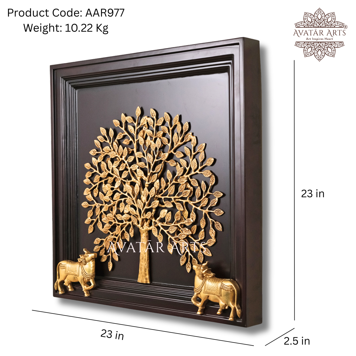 Kalpvriksha Tree of Life with Surabhi Cows