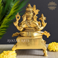 Lord Ganesha Seated on Pedestal