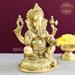 Brass Ganesha for Home Temple