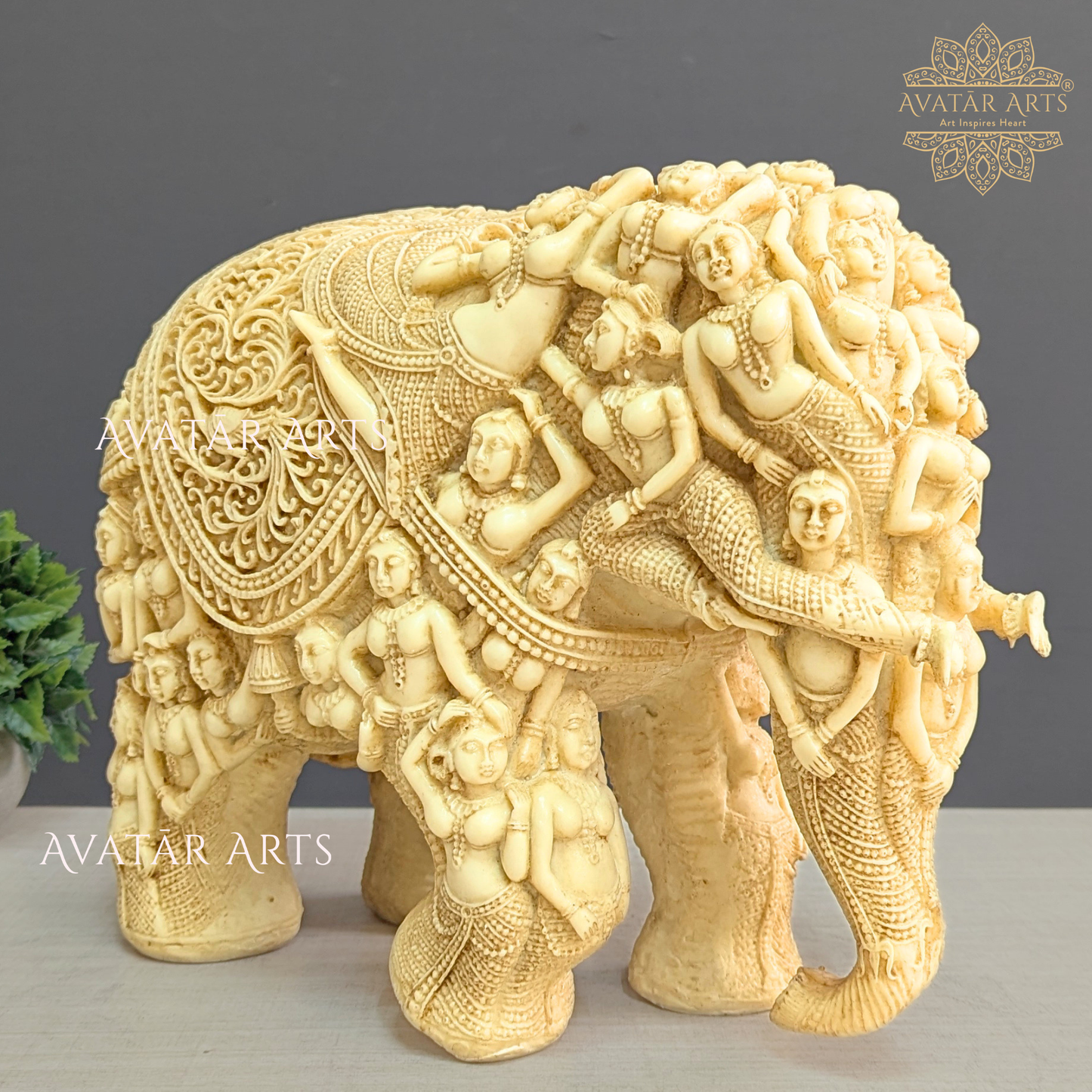 Ivory Looks Elephant for Luxury Decor