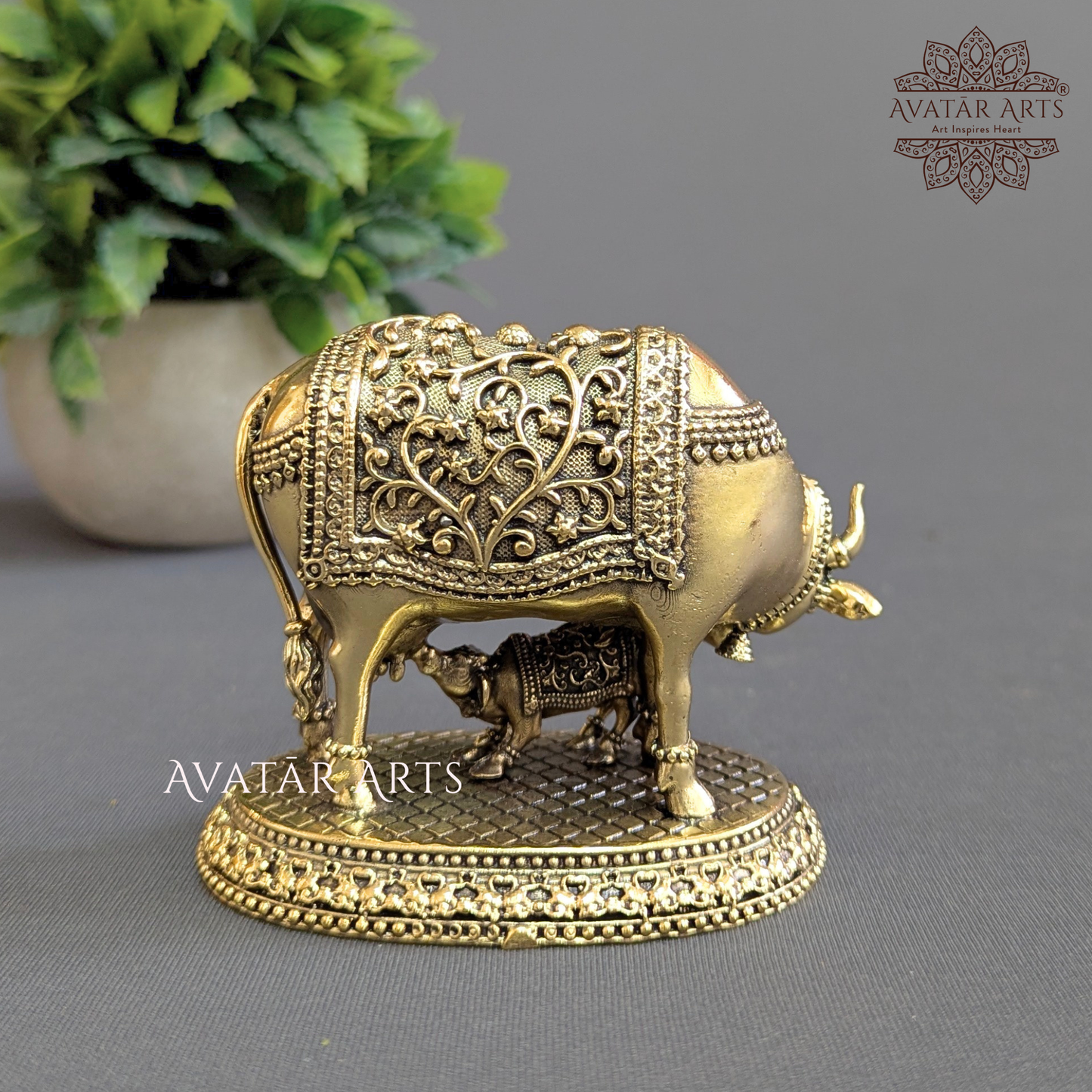 Kamdhenu Cow and Calf