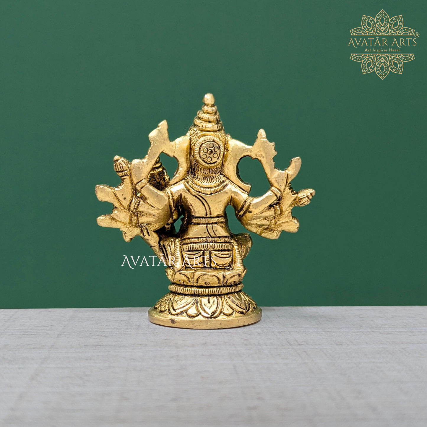 Brass Vallabha Ganapathi / Ganesha