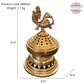 Brass Dhoopdaani/ Incence Burner with Lid