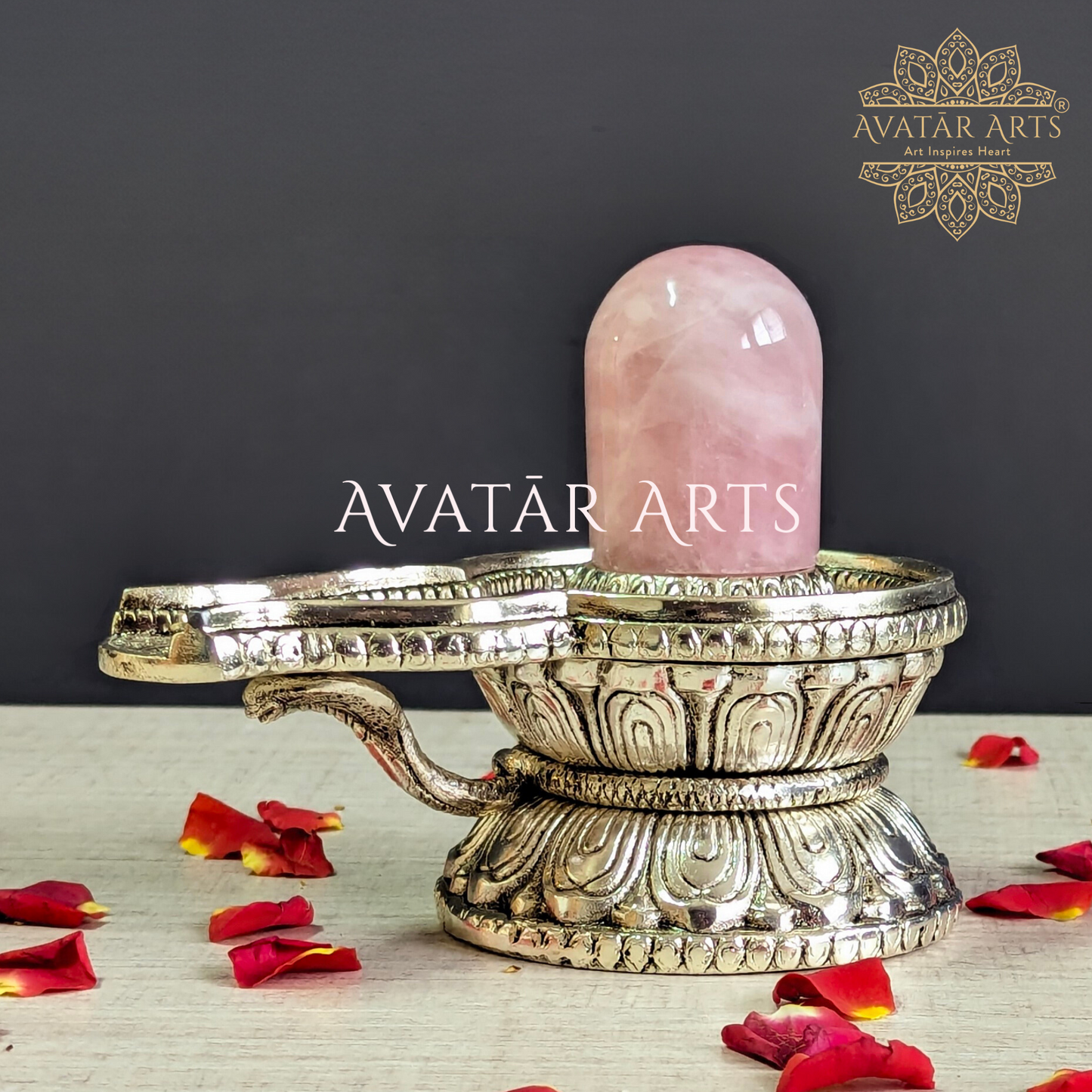 Shivling made of Rose Quartz