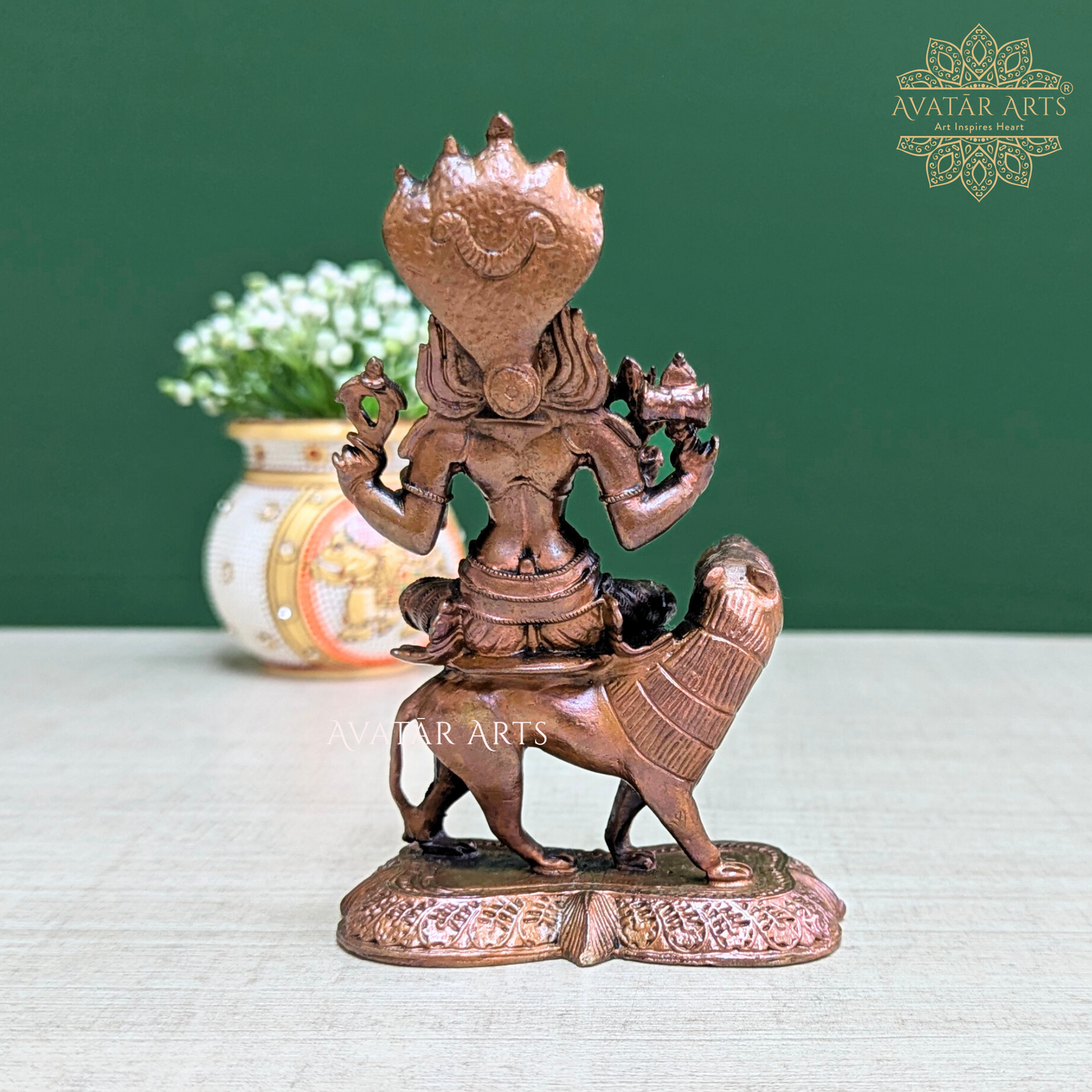 Pratyangira Devi Statue For Protection From Negative Energies