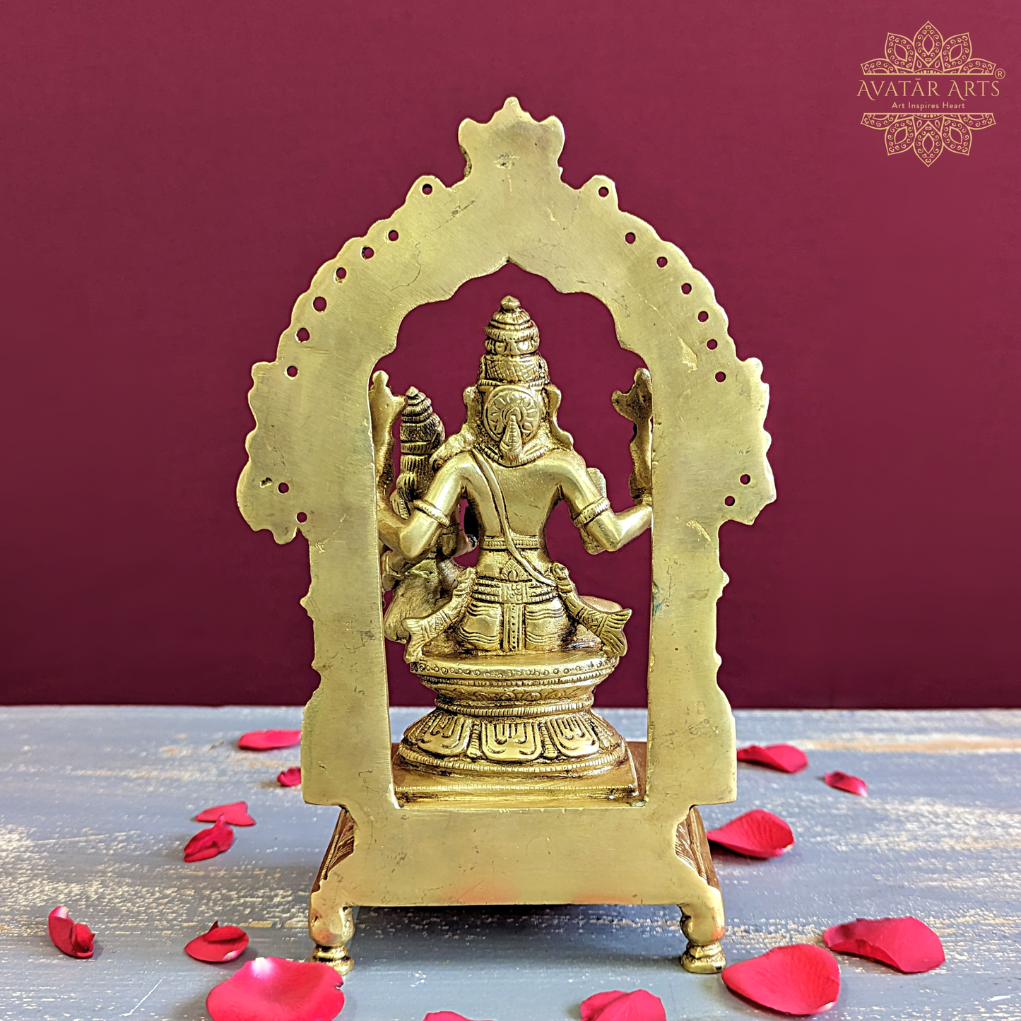 Brass Shree Lakshmi Narsimha Idol