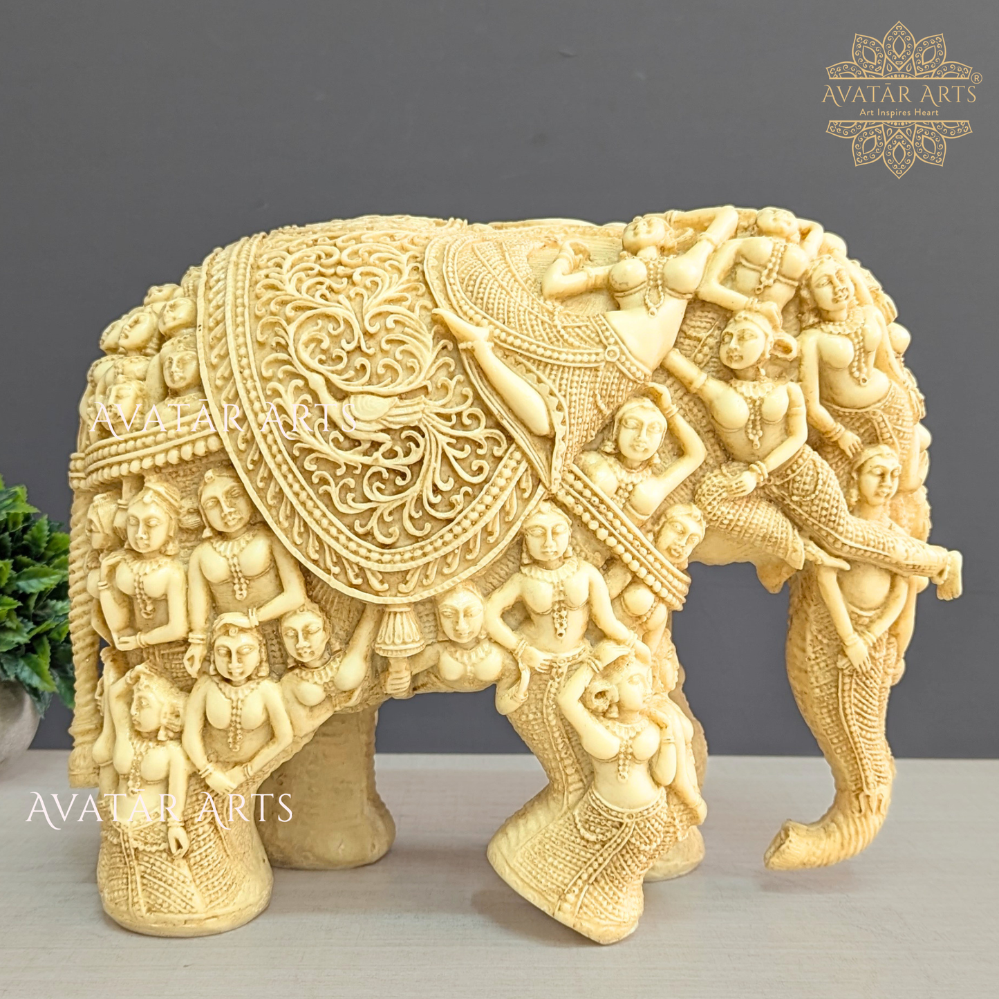 Ivory Looks Elephant for Luxury Decor