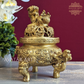 Feng Shui Dragon Dhoopburner in Brass