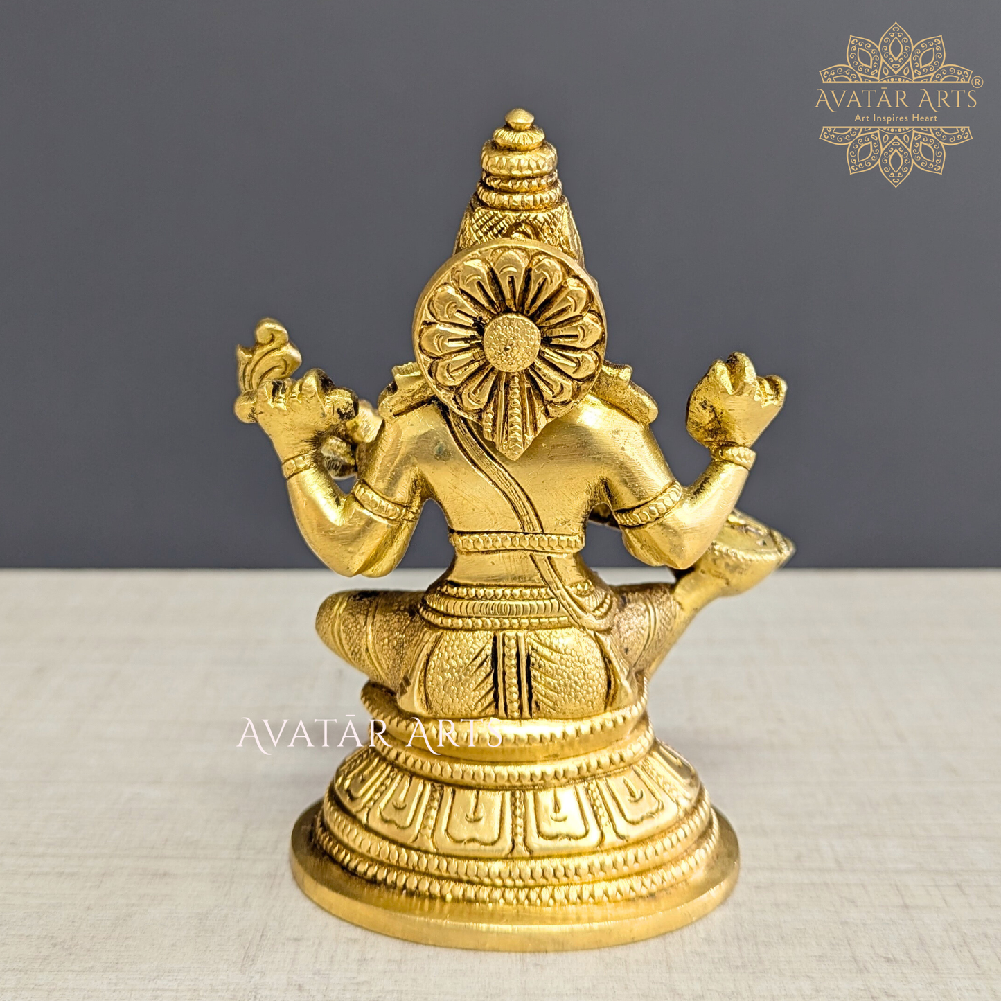 Brass Goddess Saraswati Statue