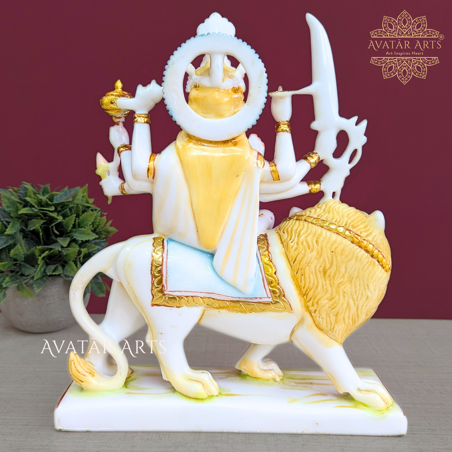 Culture Marble Durga Devi