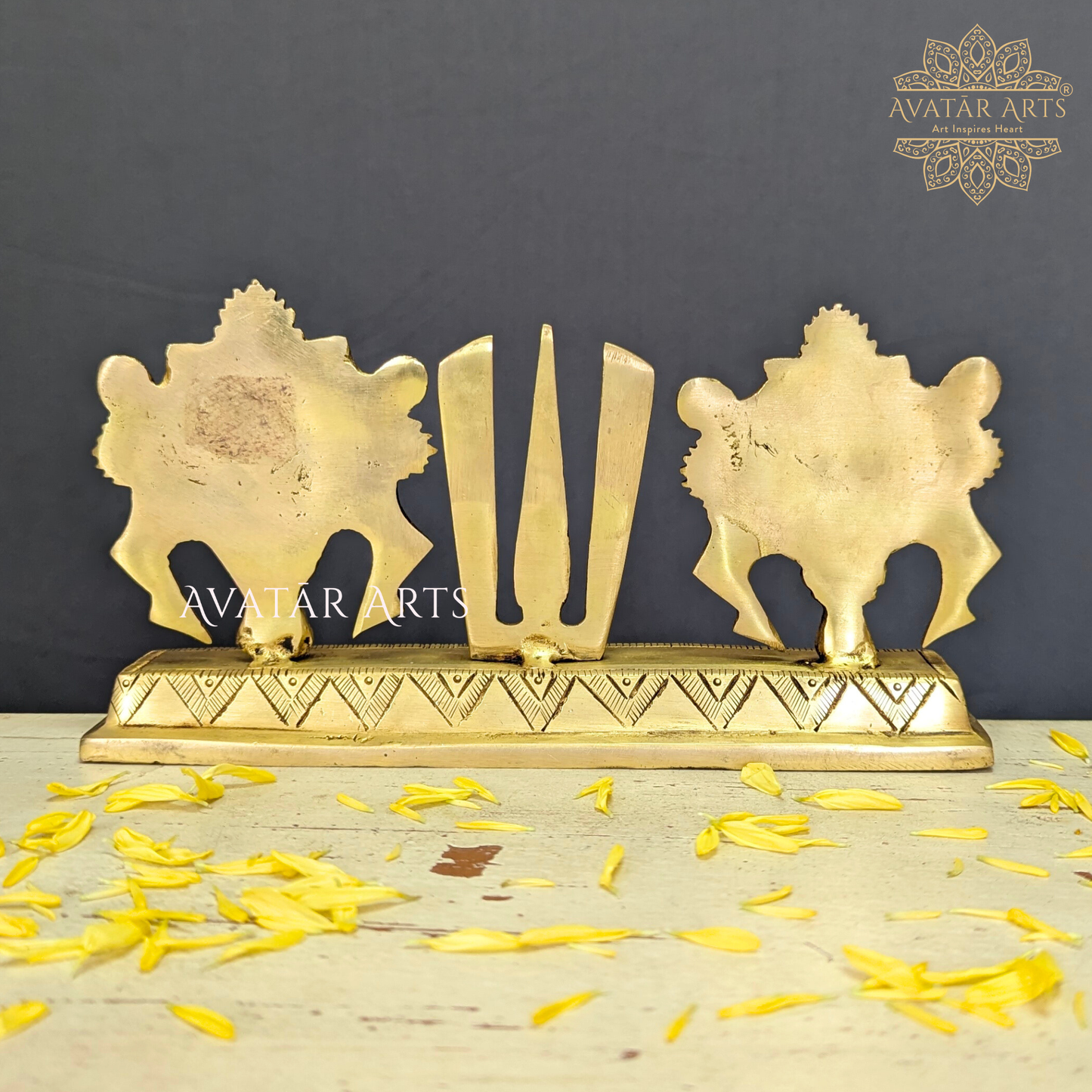 Brass Shankh Chakra Namam / Balaji