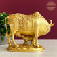 Brass Kamadhenu Cow & Calf