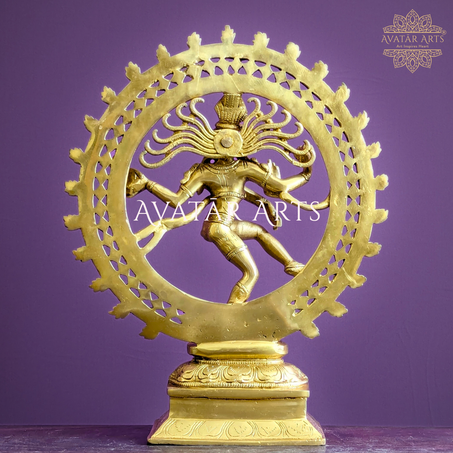 Brass Natraj for Home Decor