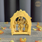 Miniature idol of Shree Ram Darbaar in Brass