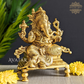 Lord Ganesha Seated on Pedestal